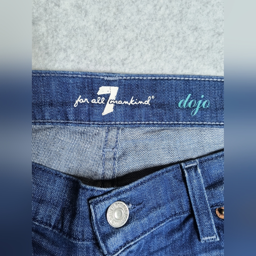 7 For All Mankind Dojo Womens Bermuda Shorts Womens - Picture 3 of 9